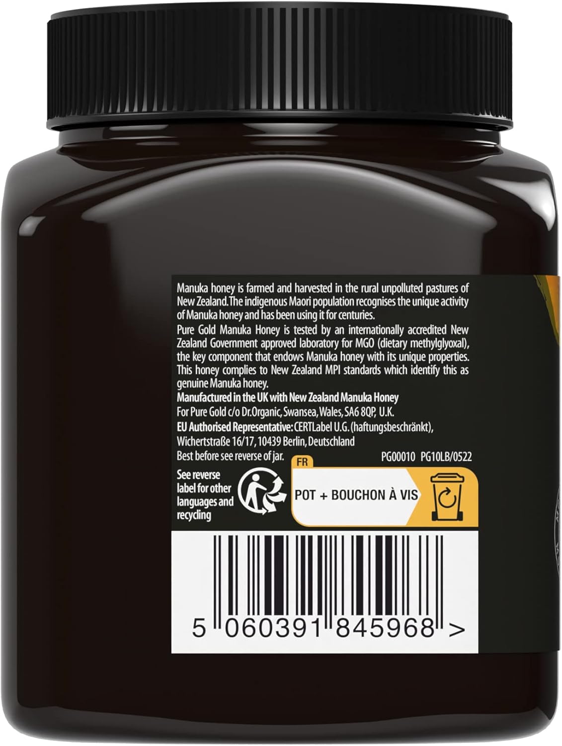 Pure Gold Premium Select Manuka Honey MGO300 250g
