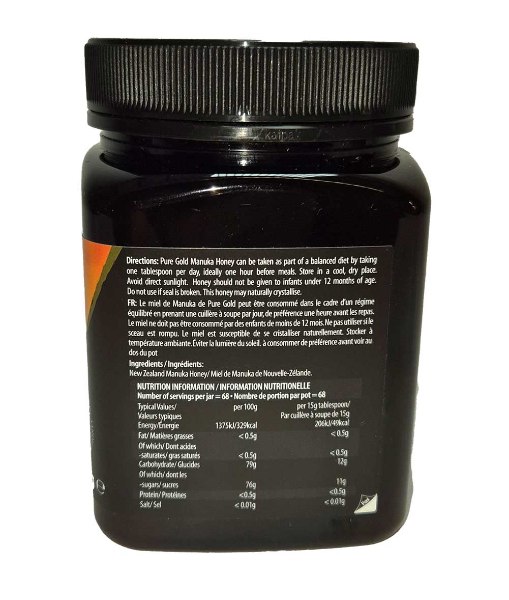 Pure Gold Active Manuka Honey MGO100+ 1Kg