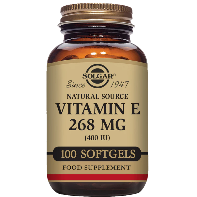 Natural Source Vitamin E 268 mg (400 IU) Vegetable 100 Softgels