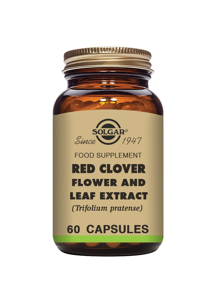 Solgar® Red Clover Flower and Leaf Extract Vegetable Capsules - Pack of 60