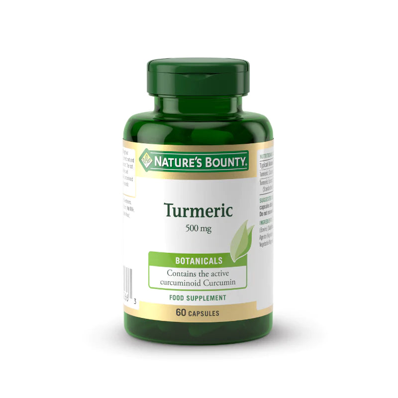 Natures Bounty Tumeric 500mg 60 x Capsules