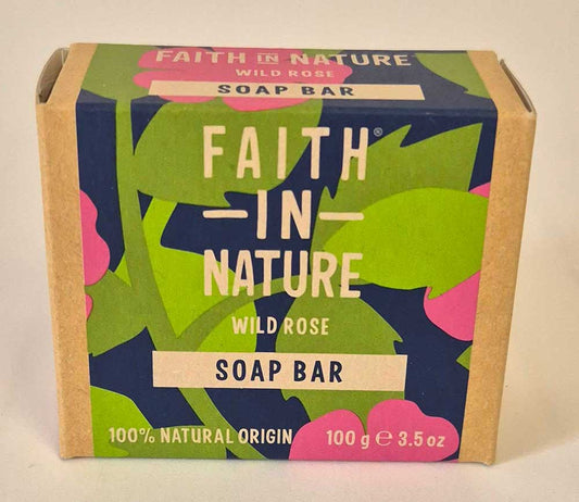 Faith in Nature Wild Rose Soap Bar 100g